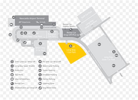 Long Term 1 Car Park - Newcastle Airport Diagram Png,Parking Png - free transparent png images ...