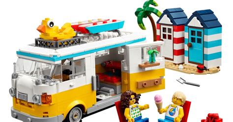 LEGO Brings In the Summer Vibes with New 3in1 Beach Camper Van Set