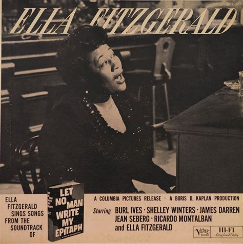 VinylSavor: Music: Ella Fitzgerald - Songs from Let No Man Write My Epitaph