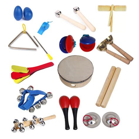 14 types Orff Musical Instruments Kids Preschool Early Education Toys Kit | eBay