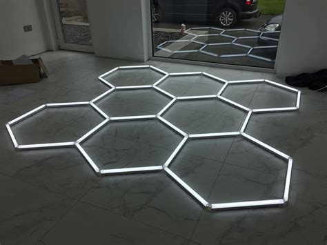 kimlian LED Hexagon Garage Light 210W Custom Hexagon Shape Lighting ...