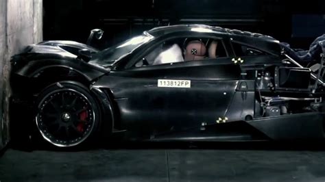 Pagani Huayra Crash Test - YouTube