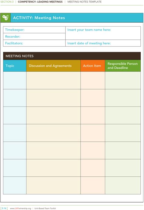 Meeting notes printable pdf work organizer office etsy – Artofit