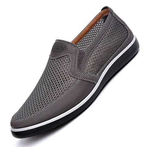 Luxury Upscale New Summer Breathable Mesh Men Shoes Lightweight Men ...