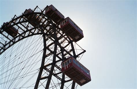 Wiener Riesenrad (Vienna Giant Wheel) Constructed in 1897 by Lieutenant ...