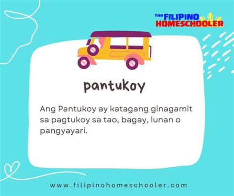 Ano ang Pantukoy at mga Halimbawa — The Filipino Homeschooler