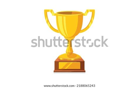 Gold Trophy Cup Vector Trophy Design Stock Vector (Royalty Free ...