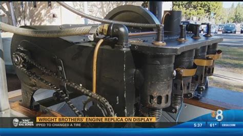 Wright brothers' engine replica on display | cbs8.com