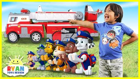 Ryan and the PAW Patrol Pups Go on an ULTIMATE RESCUE Mission | Ryan ToysReview - YouTube | Paw ...