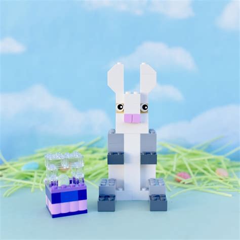 How to Build a LEGO Easter Bunny, Chick, and Easter Basket - Make Life Lovely