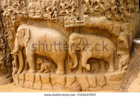 Pallava Dynasty 7th 8th Centuries Statue Stock Photo (Edit Now) 1564624303