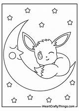 Pokemon Coloring Eevee Into Umbreon Pages sketch template