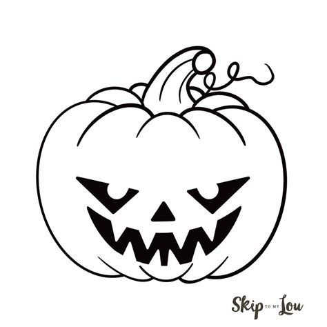 Easy Jack O Lantern Drawing Tutorial | Skip To My Lou