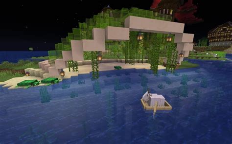 Minecraft fan builds shell-shaped Sanctuary for Turtles in the game