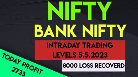 NIFTY BANK NIFTY INTRADAY TRADING LEVELS FOR 5.5.2023 - YouTube