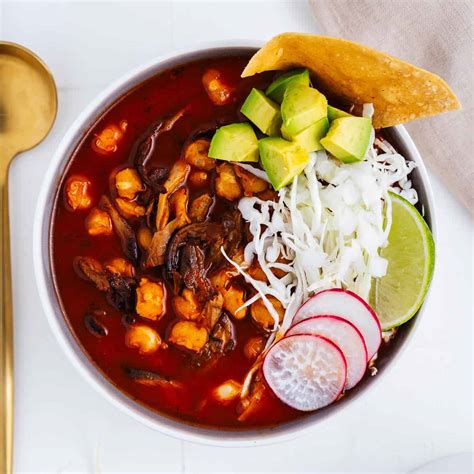 Pozole Rojo Recipe (Vegan Red Pozole)