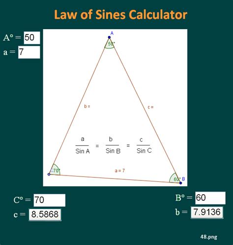 Law of Sines Calculator