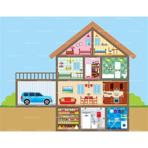 Cartoon House Clipart Free