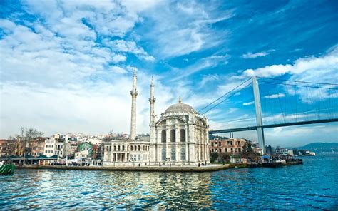 Bosborus Bridge - Ortaköy Mosque Full HD Fond d'écran and Arrière-Plan | 1920x1200 | ID:602804