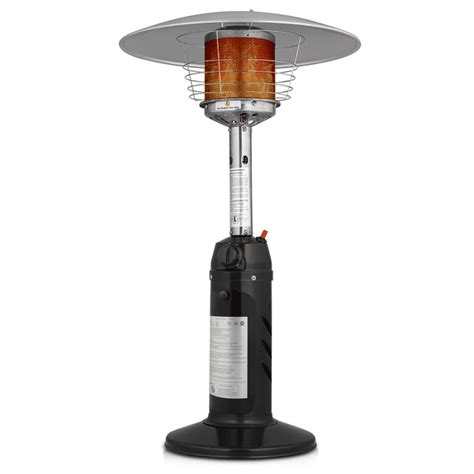 MoNiBloom 11,000 BTU Stainless Steel Patio Heater Portable Propane Gas ...