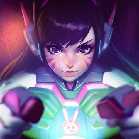 Wallpaper : video games, fantasy art, anime, D Va Overwatch, Blizzard Entertainment, Toy, Hana ...