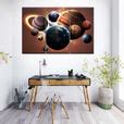 Clustered Solar System Planets Wall Art | Digital Art
