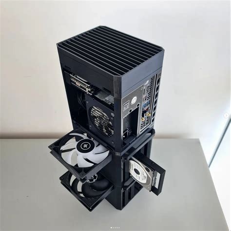 NAS ITX PC Case with stackable expansions by Haydn Bao | Download free ...