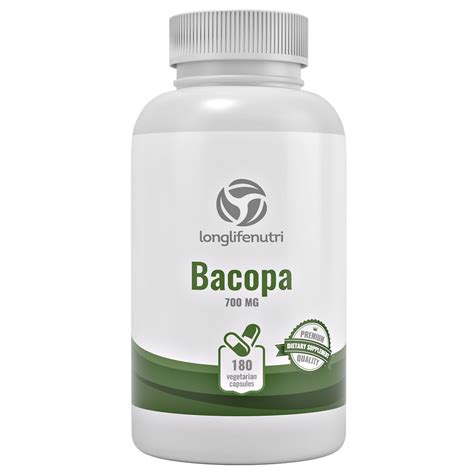 Bacopa Monnieri Extract 700 mg - 180 Vegetarian Capsules – LongLifeNutri