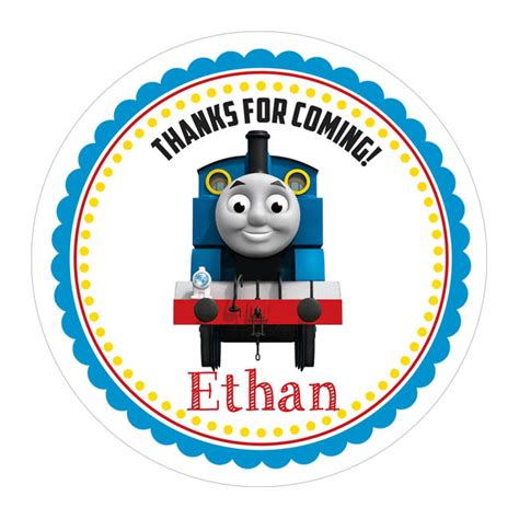 Thomas Train Party Favor Stickers - TweetPaperie