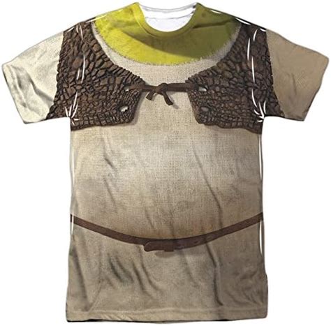 Amazon.com: Shrek Costume Mens Sublimation Shirt Multicolor 3X ...