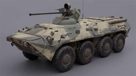 BTR 80 Russian APC - 3D Model by luisbcompany