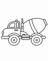 Cement Mixer Coloring Pages Free Printable PDF sketch template
