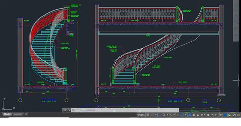 Inspirasi Baru Detail Tangga DWG, Meja Kerja