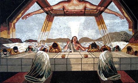 The Sacrament of Last Supper Mosaics | Custom mosaic art, Mosaic art, Mosaic art projects