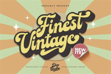 10+ Font chữ Vintage và Retro Việt Hóa Dành Cho Thiết Kế Cổ Điển