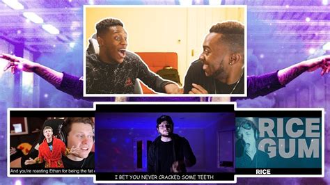 SIDEMEN DISS TRACK LYRIC CHALLENGE! (NET NOBODY, KSI, MINIMINTER, RICE GUM DISS TRACKS) - YouTube