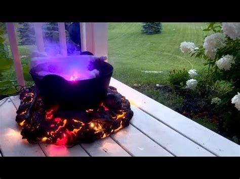 DIY Witch’s Cauldron with Glowing Coals in 2023 | Witch diy, Diy halloween witch, Halloween ...