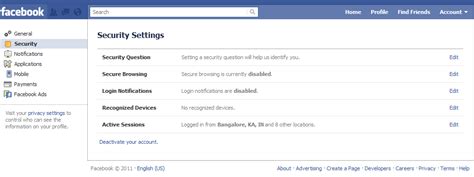 Facebook Got Improved New Design for its Account Settings | The Next ...