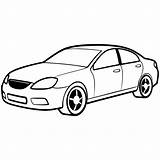 Car outline coloring Book Page Line Art Illustration Digital Drawing  sketch template