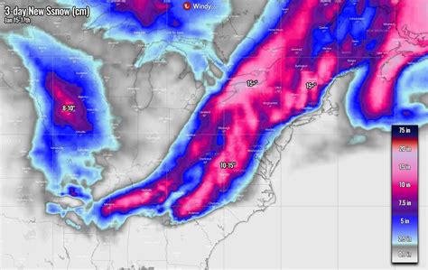 A Major Winter Storm Izzy to Impact 100+ Million across the East and ...