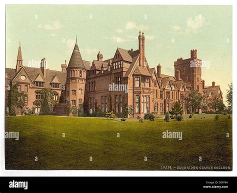 [Girton College, Cambridge, England] (LOC Stock Photo - Alamy