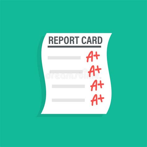 Report Card Clipart