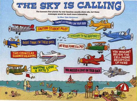 Noblemania: “Nickelodeon” Magazine piece: Airplane banners