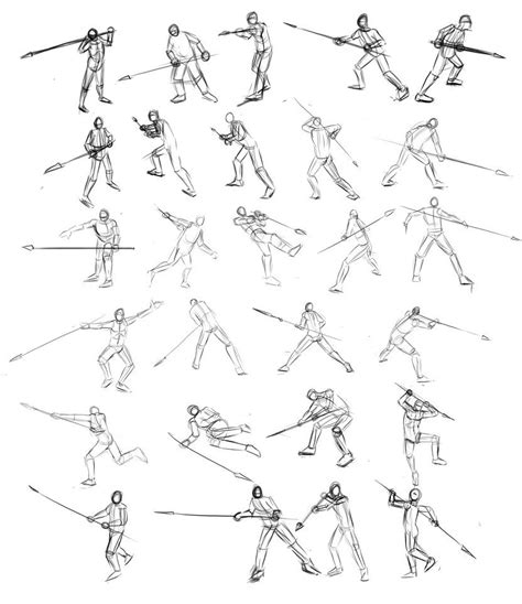 Game of Thrones Spear Poses by TimothyWilson on DeviantArt Action Pose ...