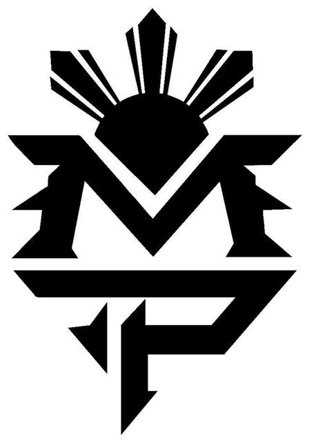 Manny Pacquiao Logo Black And White