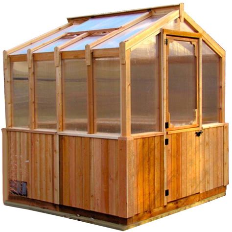 Outdoor Living Today 8 ft. x 8 ft. Greenhouse Kit-GH88 - The Home Depot