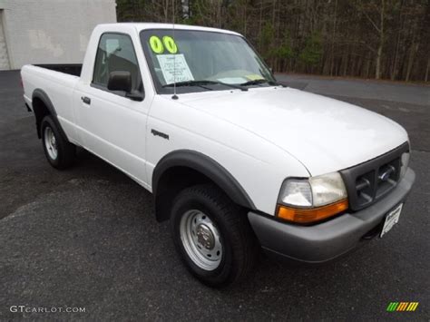 Oxford White 2000 Ford Ranger XL Regular Cab 4x4 Exterior Photo #75718080 | GTCarLot.com