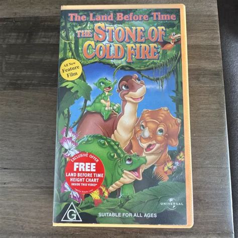 THE LAND BEFORE TIME 7 The Stone Of Cold Fire VHS Video Tape EUR 1,21 ...