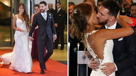 Leo Messi Married His Childhood Sweetheart Last Night And The Pictures ...