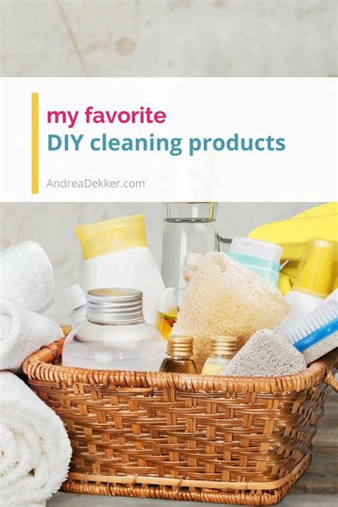 The Ultimate List of Simple DIY Cleaning Products | Andrea Dekker